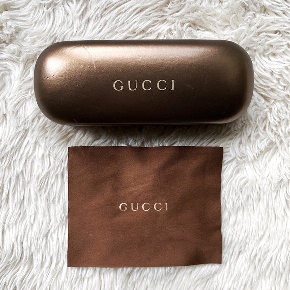 Gucci Accessories - Gucci Sunglasses Case with Gucci Chamois Cloth